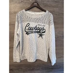 Dallas Cowboys '47 Brand Women's Sweatshirt Size Large Football Texas
